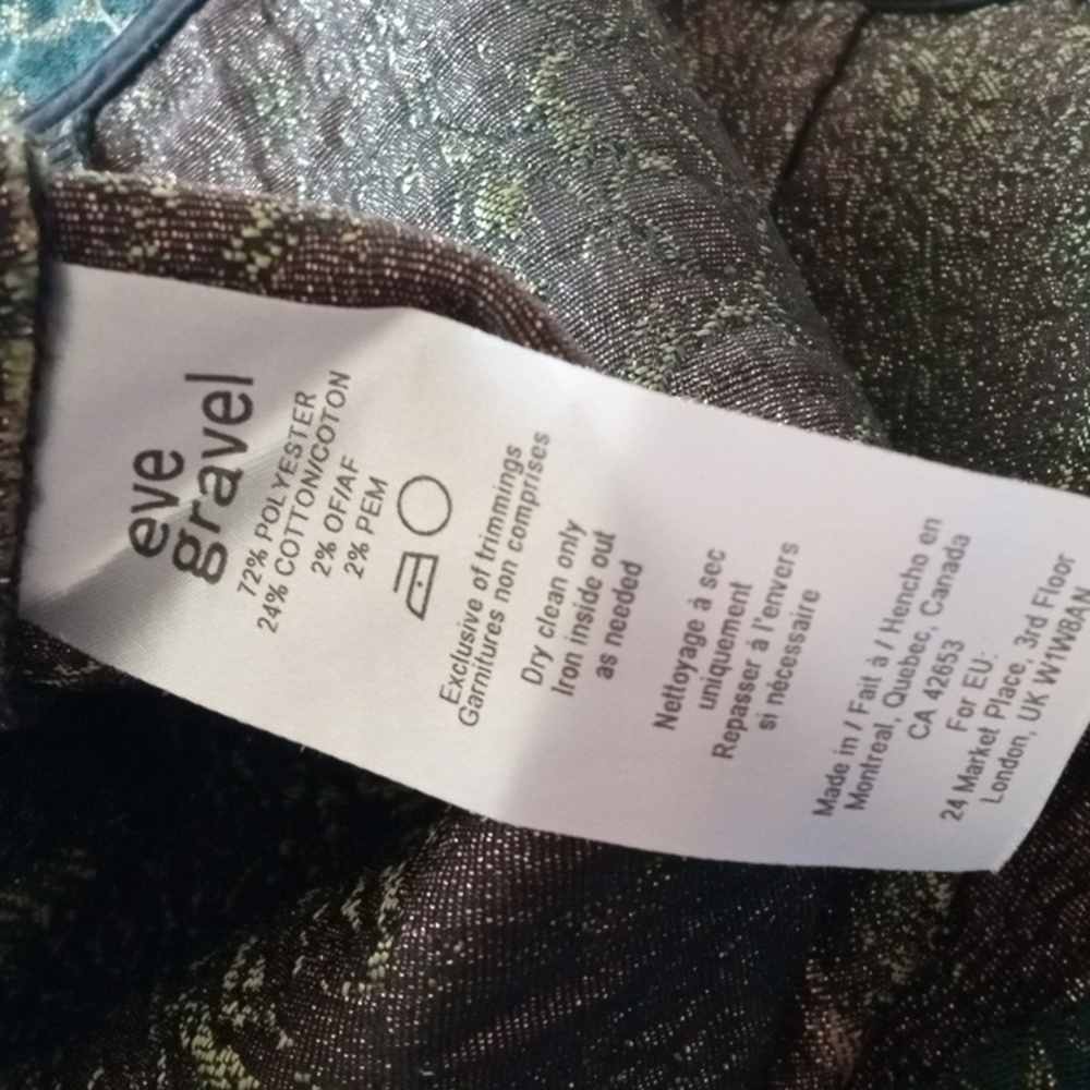 Eve Gravel metallic snake Mini dress - Picture 7 of 7